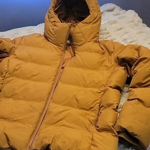 Uniqlo Stylish Mustard Color Puffer Jacket